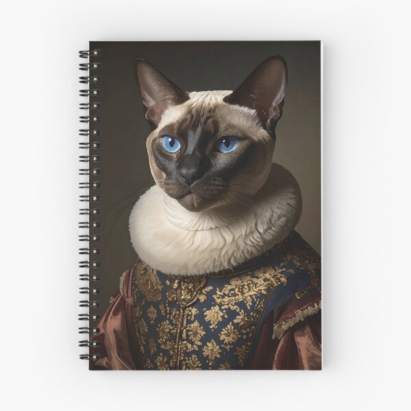 Item preview, Royal Siamese Cat Renaissance Portrait designed and sold by Rutvain.