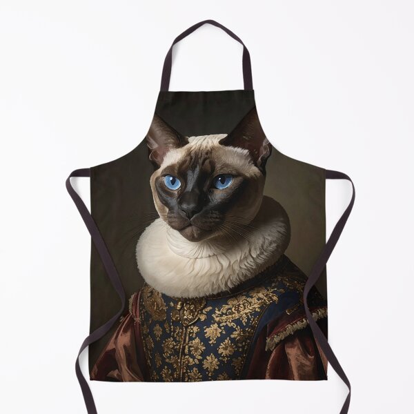 Item preview, Royal Siamese Cat Renaissance Portrait designed and sold by Rutvain.