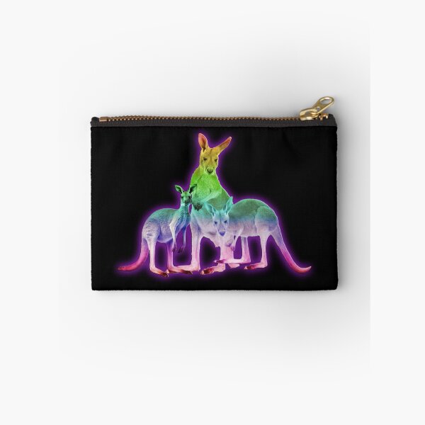 Item preview, 3 Neon Colorful Kangaroos designed and sold by LettuceGardens.