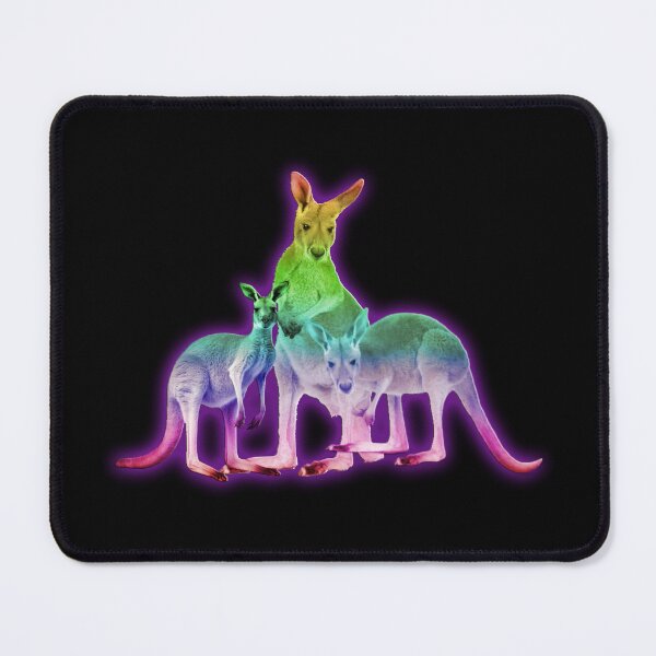 Item preview, 3 Neon Colorful Kangaroos designed and sold by LettuceGardens.