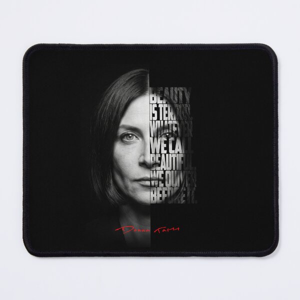 Item preview, Donna Tartt Split Face Quote Poster designed and sold by Enea Kelo.