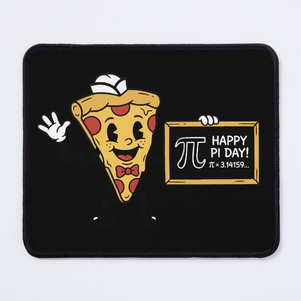 Item preview, Pi Day Pizza Slice π - Retro Rubber Hose Math Teacher designed and sold by Mdozet.