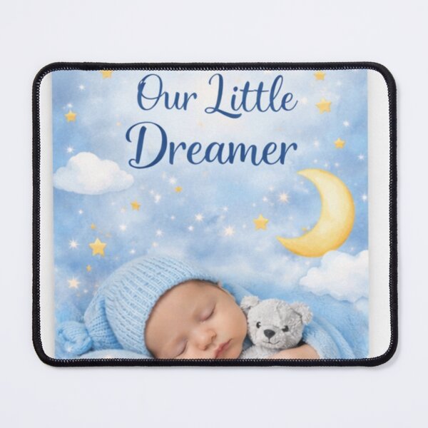 Item preview, Our Little Dreamer Nursery Wall Art – Moon & Stars Baby Boy Decor – Celestial Neutral Nursery Print – Minimal Baby Room Poster designed and sold by ArtByKapil.