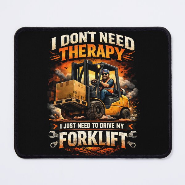 Item preview, Forklift Therapy – Funny Warehouse Operator Meme designed and sold by ArcticFoxStudio.