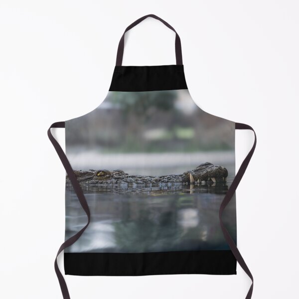 Item preview, Crocodile Surface Portrait - Stealthy Predator Wildlife Photography designed and sold by AbulailArt.