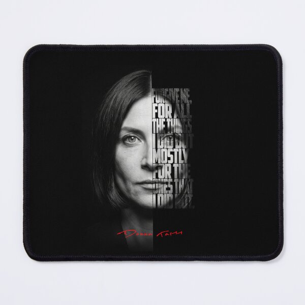 Item preview, Donna Tartt Split Face Quote Poster designed and sold by Enea Kelo.