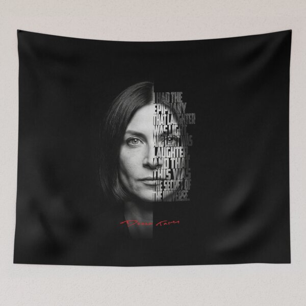 Item preview, Donna Tartt  Split Face Quote Poster designed and sold by Enea Kelo.