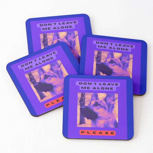 Item preview, German Shepherd – Please Don’t Leave Me Alone | Emotional Dog Lover Gift designed and sold by InkWaveX.