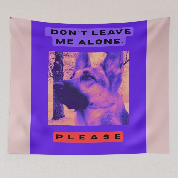 Item preview, German Shepherd – Please Don’t Leave Me Alone | Emotional Dog Lover Gift designed and sold by InkWaveX.
