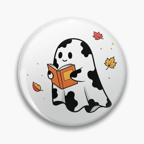 Item preview, Funny Reading Ghost - Cute Spooky Book Lover Aesthetic designed and sold by Tw1nsAIArt.