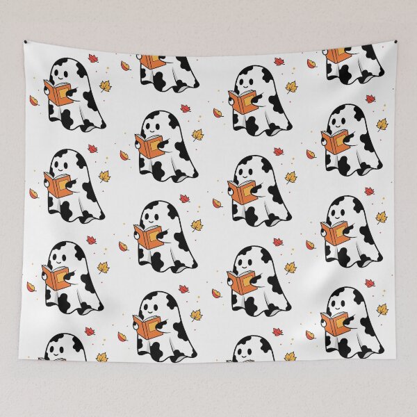 Item preview, Funny Reading Ghost - Cute Spooky Book Lover Aesthetic designed and sold by Tw1nsAIArt.