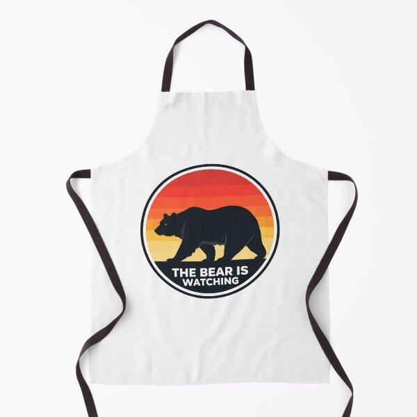 Item preview, The Bear Is Watching – Minimalist California Bear Circle Design designed and sold by ketkacreations.