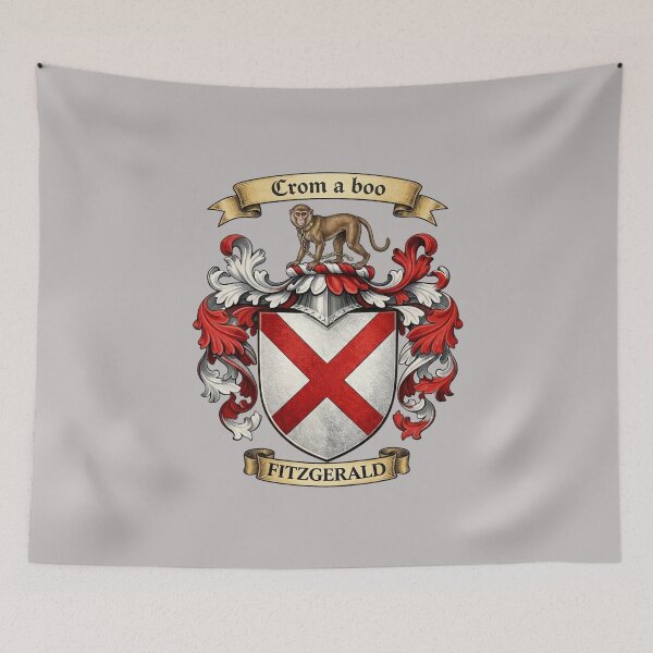 Item preview, The Fitzgerald Family Coat of Arms designed and sold by BagTown Clans.