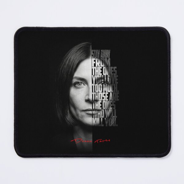 Item preview, Donna Tartt Split Face Quote Poster designed and sold by Enea Kelo.