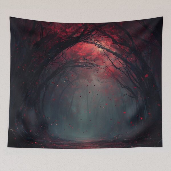 Item preview, Crimson Passage Through the Silent Grove designed and sold by oanaunciuleanu.