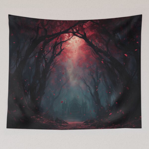 Item preview, Crimson Passage Through the Silent Grove designed and sold by oanaunciuleanu.