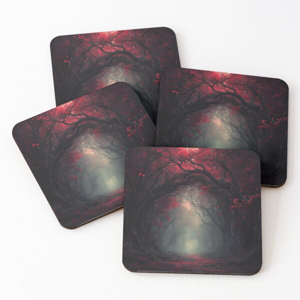 Item preview, Crimson Passage Through the Silent Grove designed and sold by oanaunciuleanu.