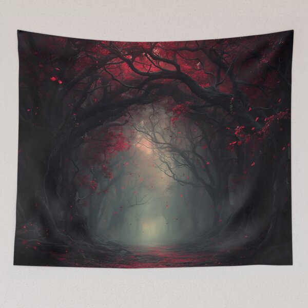 Item preview, Crimson Passage Through the Silent Grove designed and sold by oanaunciuleanu.