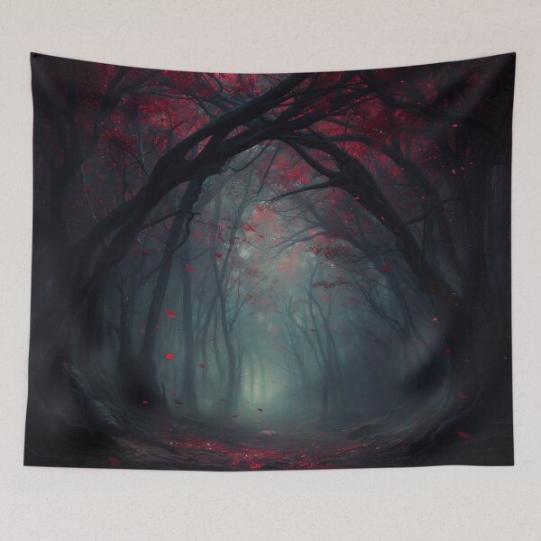 Item preview, Crimson Passage Through the Silent Grove designed and sold by oanaunciuleanu.