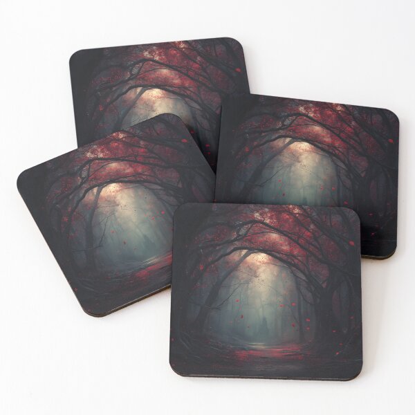 Item preview, Crimson Passage Through the Silent Grove designed and sold by oanaunciuleanu.