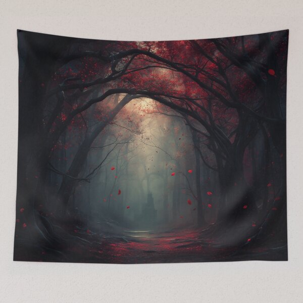 Item preview, Crimson Passage Through the Silent Grove designed and sold by oanaunciuleanu.