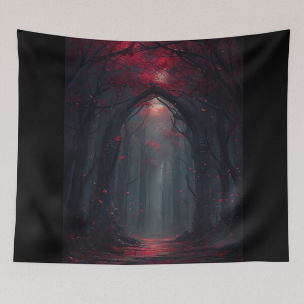 Item preview, Crimson Passage Through the Silent Grove designed and sold by oanaunciuleanu.