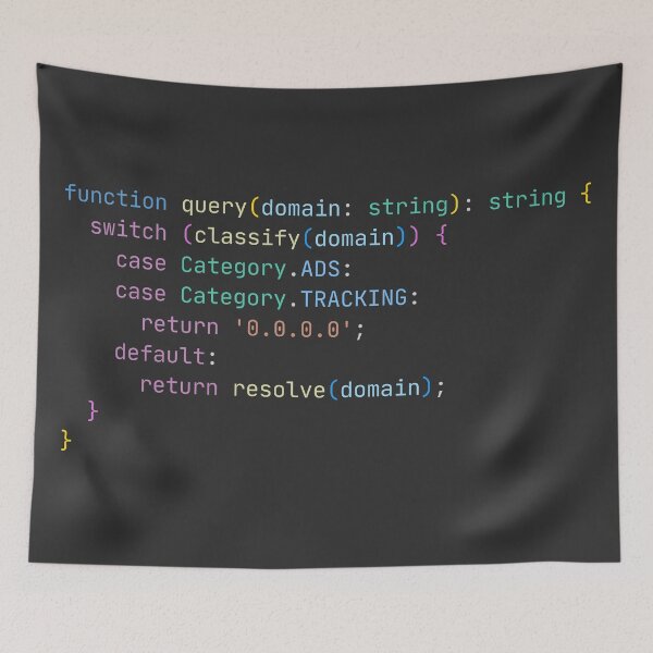 Item preview, DNS Sinkhole Ad Blocker - Typescript Code designed and sold by DesignFreakArt.