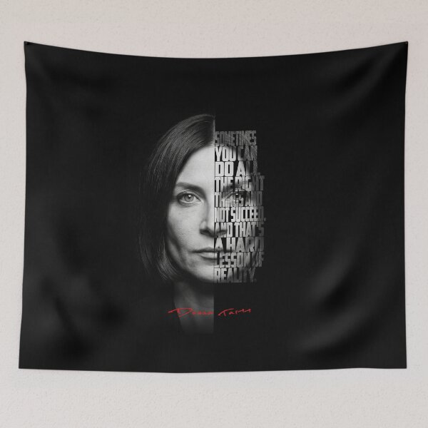 Item preview, Donna Tartt  Split Face Quote Poster designed and sold by Enea Kelo.