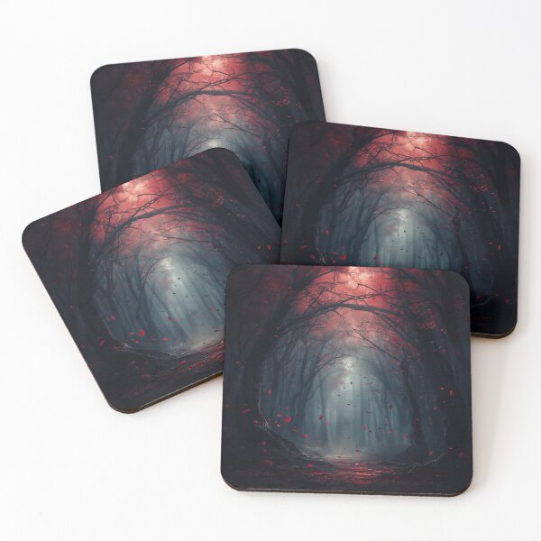 Item preview, Crimson Passage Through the Silent Grove designed and sold by oanaunciuleanu.