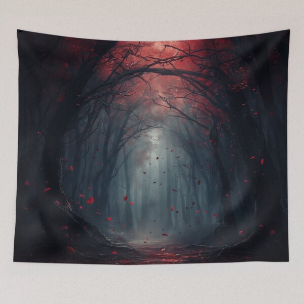 Item preview, Crimson Passage Through the Silent Grove designed and sold by oanaunciuleanu.