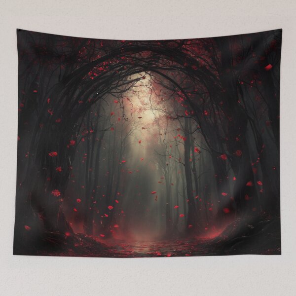 Item preview, Crimson Passage Through the Silent Grove designed and sold by oanaunciuleanu.