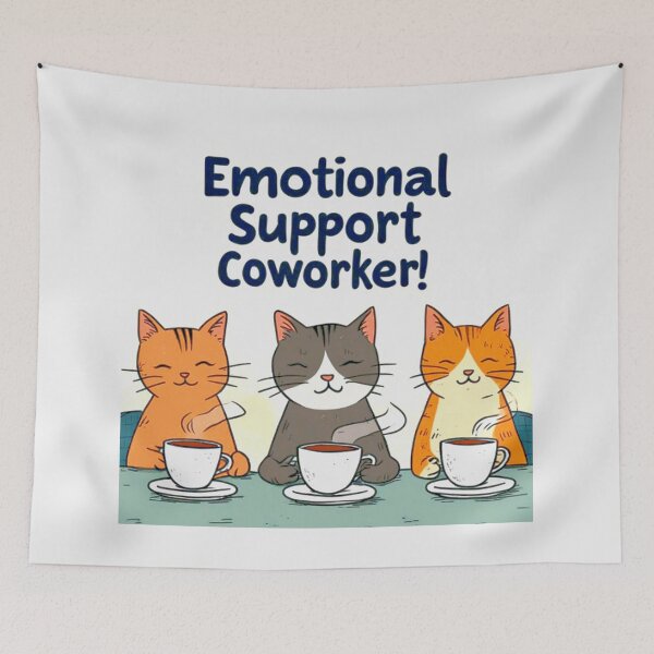 Item preview, Emotional Support Coworker! designed and sold by Giulivo Store Graphic.