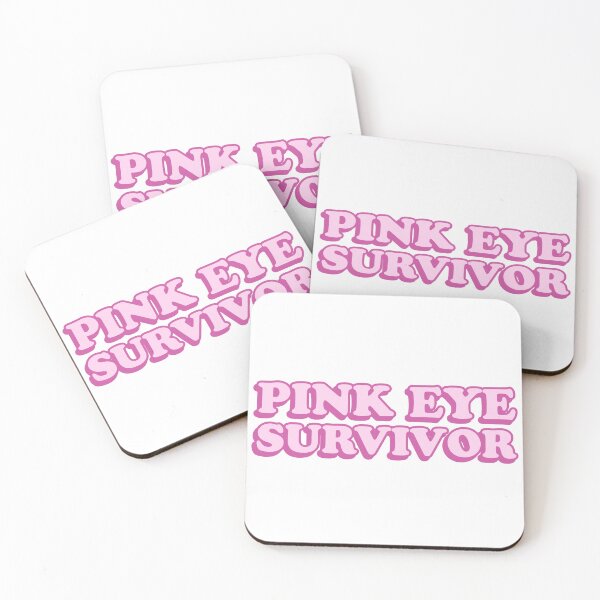 Item preview, Pink Eye Survivor designed and sold by wordswithfonts.