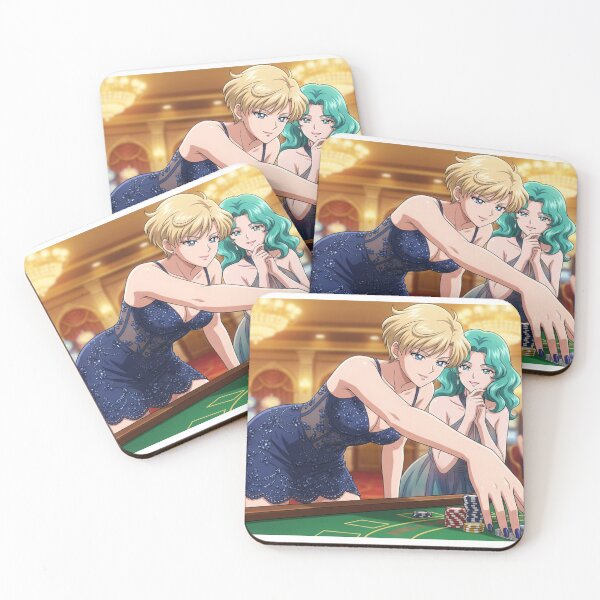 Item preview, Haruka and Michiru at the Casino designed and sold by Solace Sparkles.
