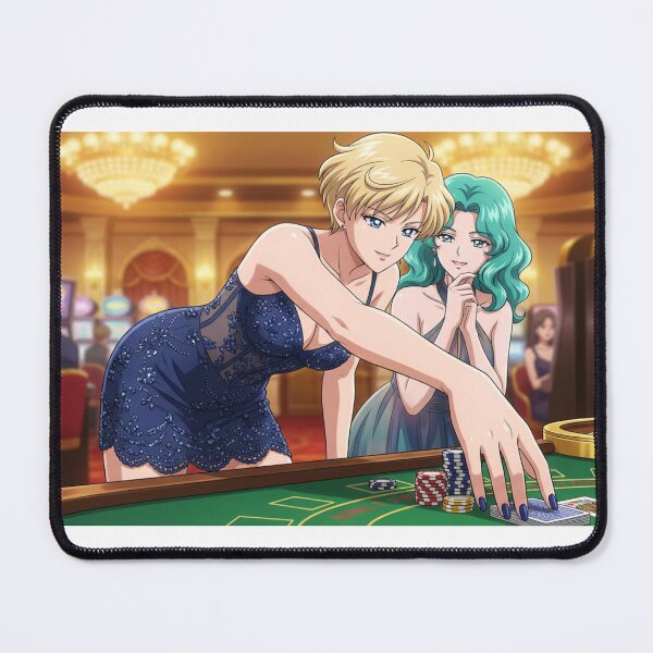 Item preview, Haruka and Michiru at the Casino designed and sold by Solace Sparkles.