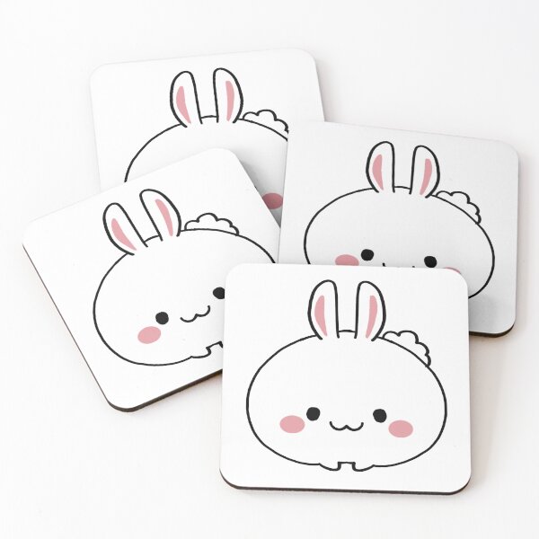 Item preview, cute white rabbit designed and sold by Sternentor Atelier.