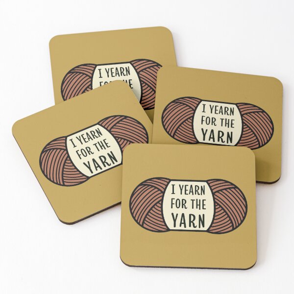 Item preview, I Yearn for the Yarn (Cozy Terracotta) designed and sold by HookedAndTrying.