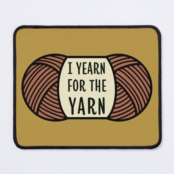 Item preview, I Yearn for the Yarn (Cozy Terracotta) designed and sold by HookedAndTrying.