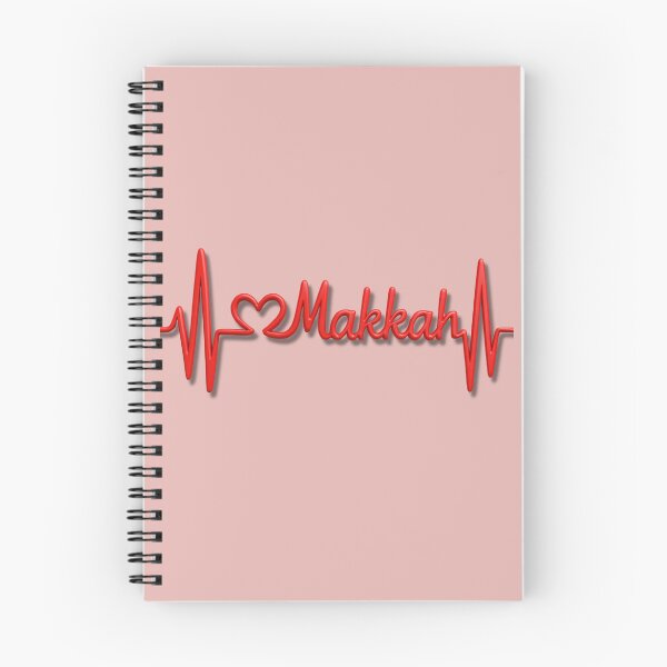 Artikelvorschau, Mekka-Herzschlaglinie (V.4) – Typografisches Design für die Liebe in der islamischen Stadt entworfen und verkauft von D-Islamic.