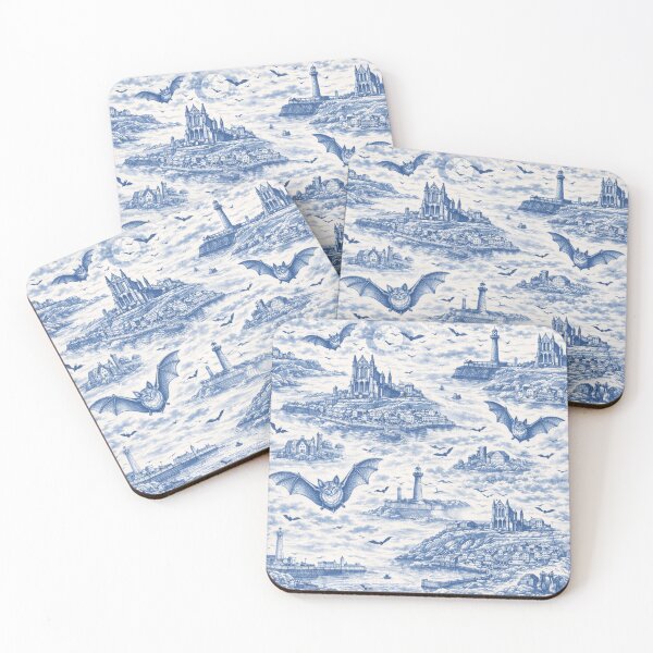 Item preview, Whitby Bats Toile designed and sold by chihuahuashower.