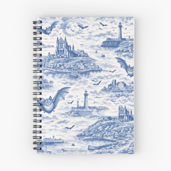Item preview, Whitby Bats Toile designed and sold by chihuahuashower.