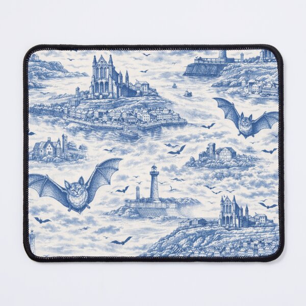 Item preview, Whitby Bats Toile designed and sold by chihuahuashower.
