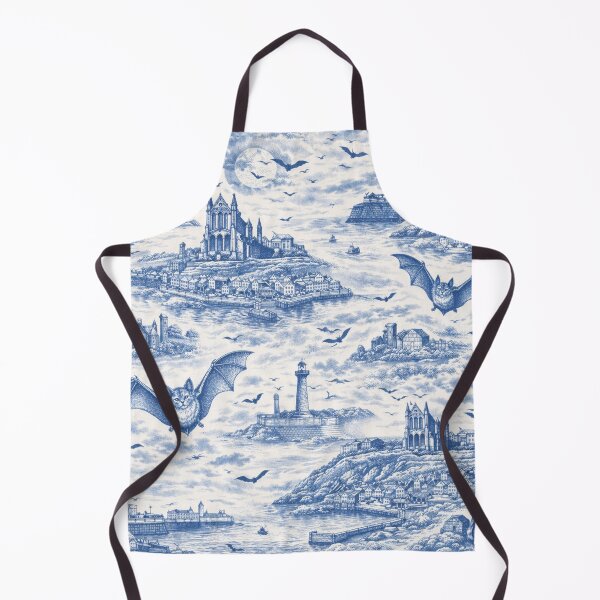 Item preview, Whitby Bats Toile designed and sold by chihuahuashower.