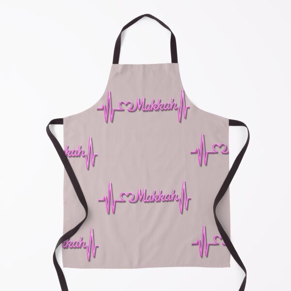 Item preview, Makkah Heartbeat Line (V.5) – Islamic City Love Typography Design designed and sold by D-Islamic.