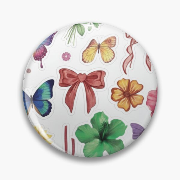 Item preview, Rainbow Coquette Aesthetic Butterfly and Floral Sticker Pack designed and sold by Camistudios.