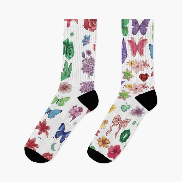 Item preview, Rainbow Coquette Aesthetic Butterfly and Floral Sticker Pack designed and sold by Camistudios.