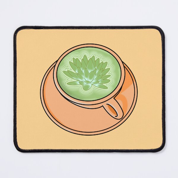 Item preview, Matcha Latte Lotus Flower Art - Orange Coffee Mug designed and sold by Acaruso167.