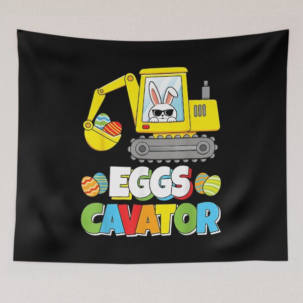 Item preview, Eggs Cavator Easter Bunny Excavator Funny Rabbit Boys Kids designed and sold by Boutkimaewab.