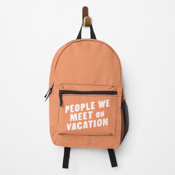 Item preview, "People We Meet on Vacation" (Orange Background) designed and sold by jamierachelz.
