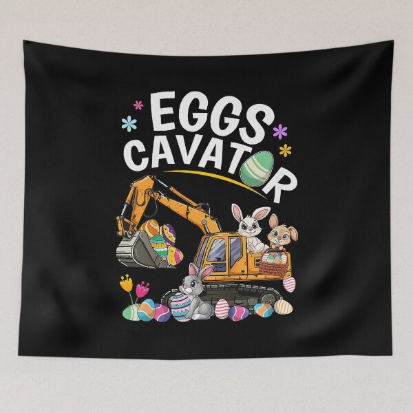 Item preview, Kids Eggscavator  Toddler Easter Egg Boys Construction Truck designed and sold by Boutkimaewab.